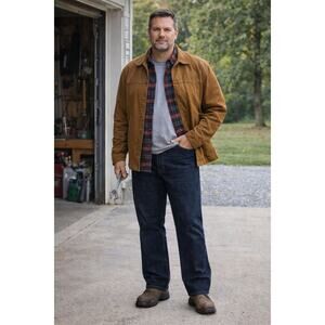 NWT Jett Jeans Mens 40W 30L Straight Fit Dark Wash Denim Pants Classic Casual